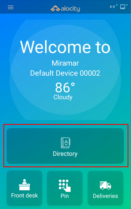 How to Call a User from the Directory from the intercom